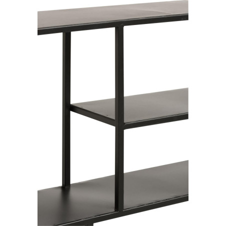 Etagere Murale 6 Niveaux Metal Noir