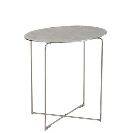 Table d'appoint minimaliste en métal ZIG