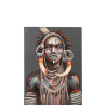 Toile Bohème Ethnique chic homme africain tribal multicolore