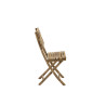 Chaise pliable en bambou naturel