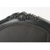 Meuble d'entrée classique chic en bois gris anthracite Murano Céleste