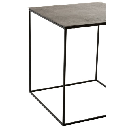 Set de 2 Table Gigogne Carree Oxidize