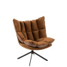 Fauteuil Relax textile marron  J-Line