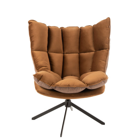 Fauteuil Relax textile marron  J-Line