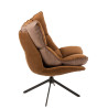 Fauteuil Relax textile marron  J-Line