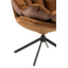 Fauteuil Relax textile marron  J-Line