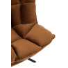 Fauteuil Relax textile marron  J-Line