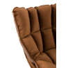 Fauteuil Relax textile marron  J-Line