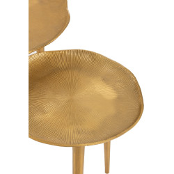Set de 3 Tables gigognes Baroque en métal doré J-Line