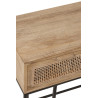 Console en bois de Manguier et rotin J-Line