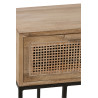 Console en bois de Manguier et rotin J-Line