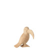 Statuette Toucan en bois naturel