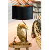 Lampe Toucan noir et or Jolipa