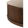 Table basse ronde bois de manguier J-line