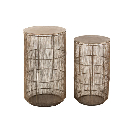 Set de 2 tables panier J-line