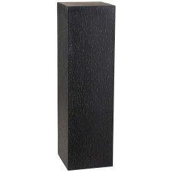 Sellette rectangulaire Argile noir H121cm