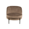 Chaise Lounge ronde marron