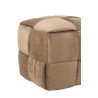 Pouf Design marron Bois/Textile