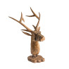 Buste de cerf sculpté Vical Home