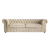 Canapé Chesterfield beige Messel by Vical Home