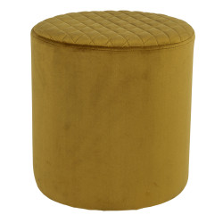 Ejby pouf jaune moutarde
