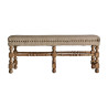 Banquette Wangen en lin beige Vical Home