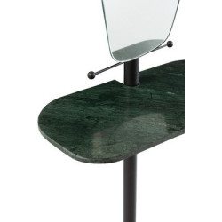 Miroir sur pied avec tablette marbre