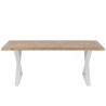 Table de chevet en bois Chevron