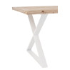 Table de chevet en bois Chevron