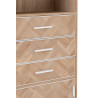 Armoire haute en bois Chevron