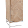 Armoire haute en bois Chevron