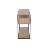 Console industrielle 2 tiroirs en bois Chevron