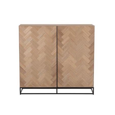 Buffet industriel 2 portes en bois Chevron