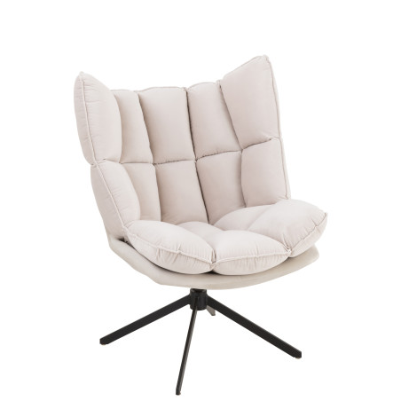 Fauteuil pivotant Relax beige