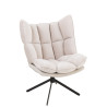 Fauteuil pivotant Relax beige