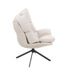 Fauteuil pivotant Relax beige