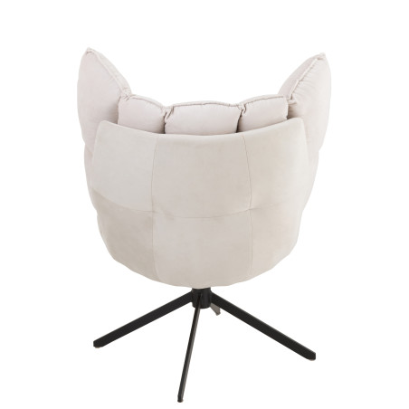 Fauteuil pivotant Relax beige