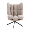 Fauteuil pivotant Relax gris clair