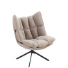 Fauteuil pivotant Relax gris clair