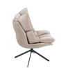 Fauteuil pivotant Relax gris clair