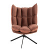 Fauteuil pivotant Relax gris clair