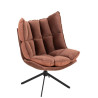 Fauteuil pivotant Relax gris clair