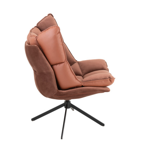 Fauteuil pivotant Relax gris clair