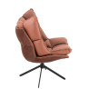 Fauteuil pivotant Relax gris clair