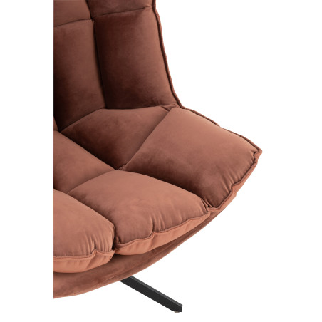 Fauteuil pivotant Relax gris clair