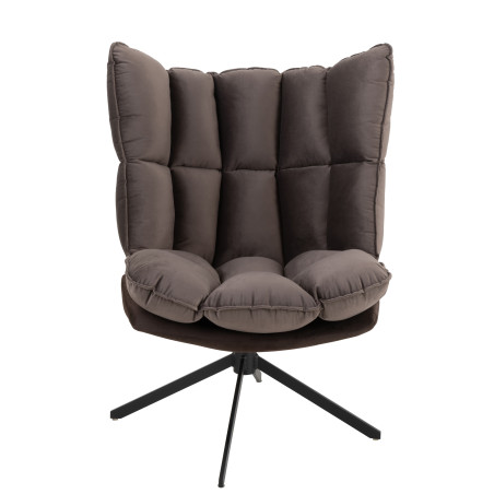 Fauteuil pivotant Relax gris