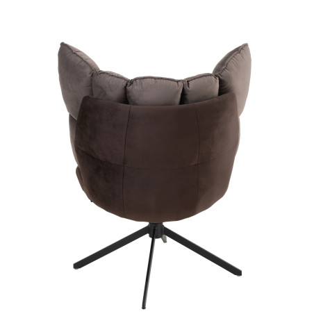 Fauteuil pivotant Relax gris