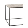 Table basse industrielle Rectangle en aluminium