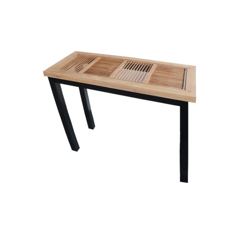 Console noire Tiges de bois Origine