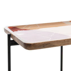 Table basse Récifs en bois de manguier Amadeus
